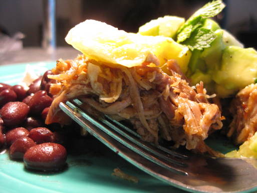 Caribbean roast pork with pineapple lime salsa