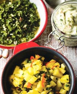 Caribbean salsa verde