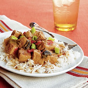 Caribbean style pork