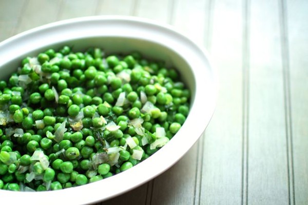 Carla Hall's last supper buttered tarragon peas