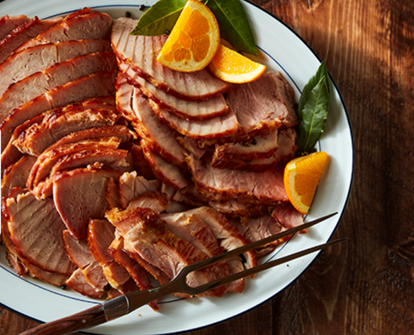 Carla Hall's pineapple glazed ham