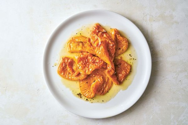 Carla Lalli Music's slow-roasted mixed peppers 