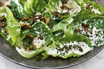 Carla Lalli Music's spring lettuces with anchovy cream 