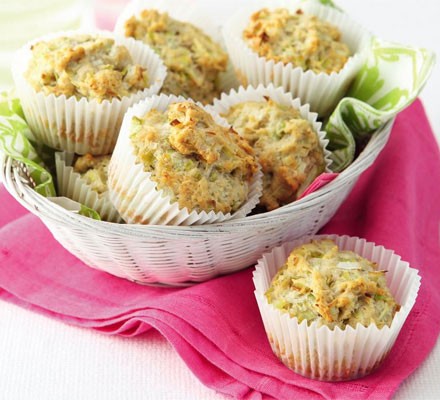 Carla's leek and cheese muffins