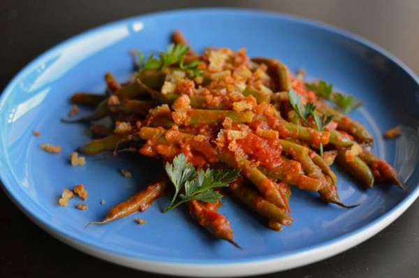 Carmen's green beans Catalán