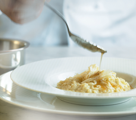 Risotto with brown butter