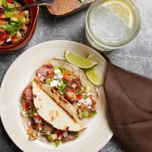 Carne asada tacos