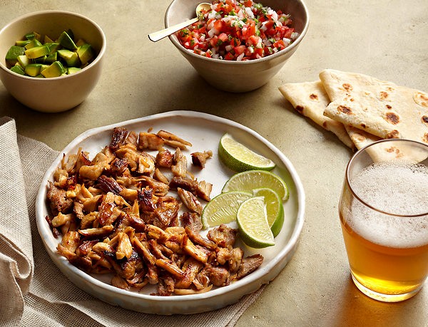 Carnitas braised in witbier
