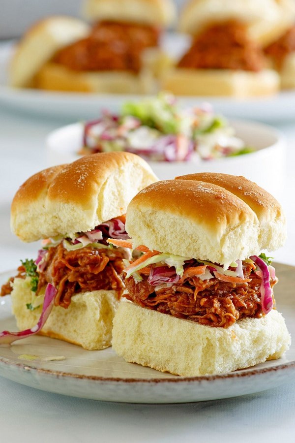 Carolina BBQ pork sliders
