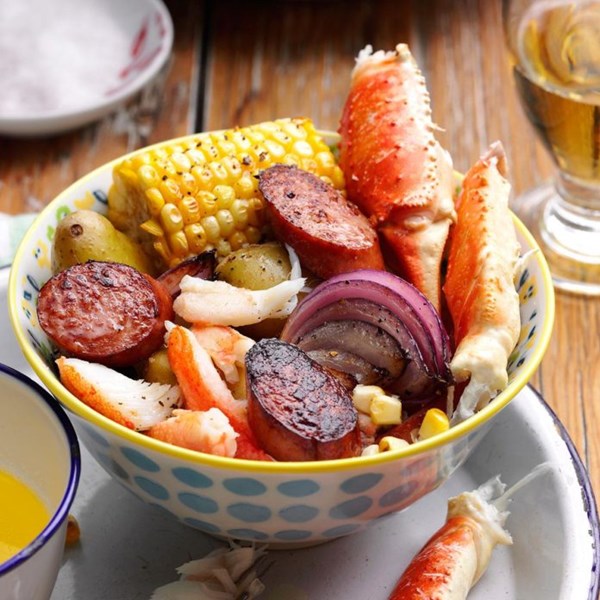 Carolina crab boil