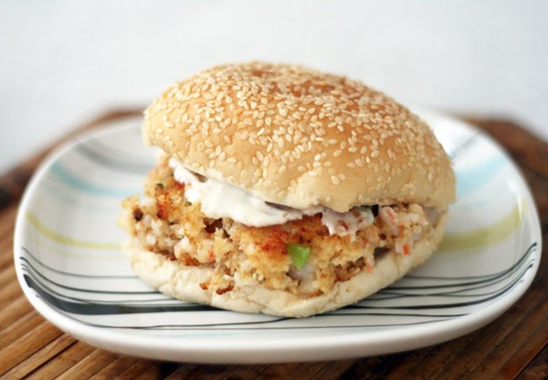 Carolina shrimp burgers