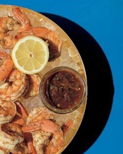 Carolina-style colossal shrimp cocktail