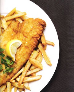 Caroline Conran's fish and chips at home