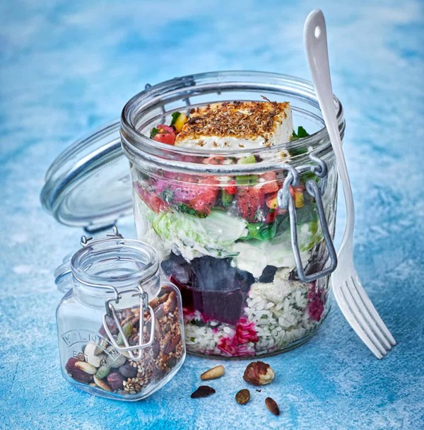 Caroline's layered lunchboxes
