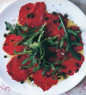 Carpaccio of beef