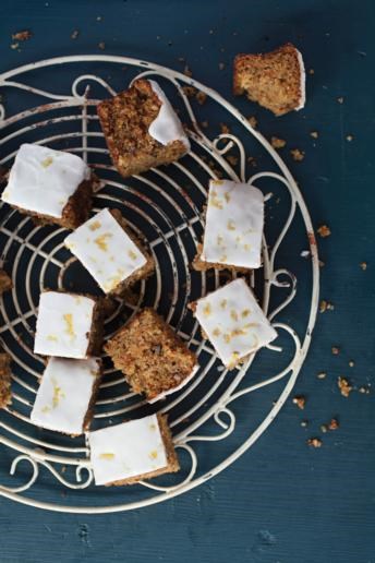 Carrot & pineapple squares