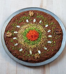 Carrot + walnut halva (Halva-ye havu-e Urmia)