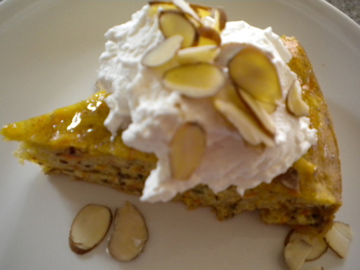 Carrot almond cake
