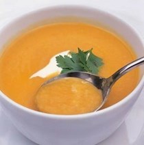Carrot and artichoke soup