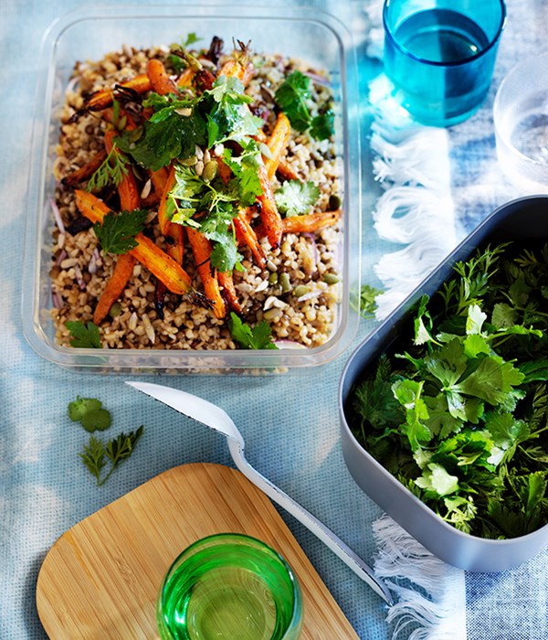 Carrot and burghul salad