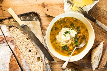 Carrot and caraway soup