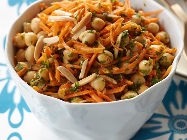 Carrot-and-chickpea salad