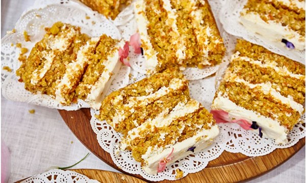 Carrot and coconut cake