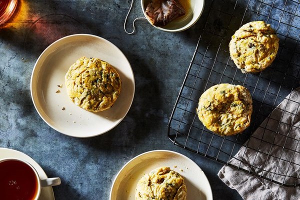 Carrot and coriander scones