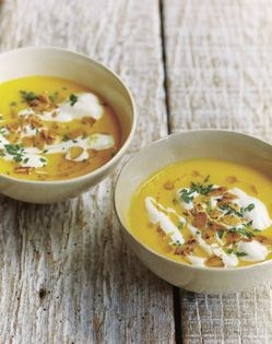 Carrot and coriander soup