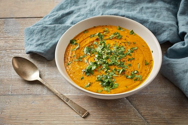 Carrot and coriander soup