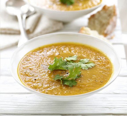 Carrot and coriander soup