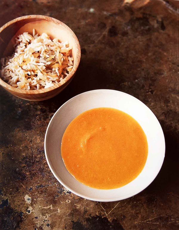 Carrot and lentil soup