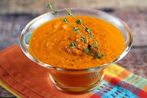 Carrot and orange soup