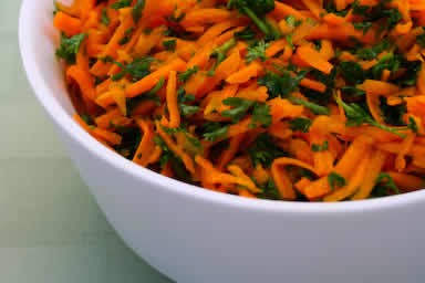 Carrot and parsley salad 