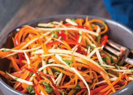 Carrot and parsnip slaw
