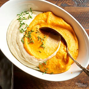 Carrot and parsnip swirl
