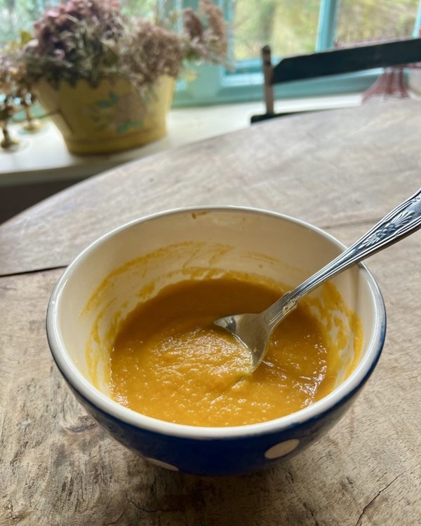 Carrot and preserved lemon soup