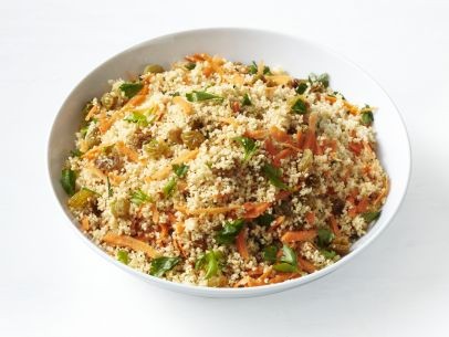 Carrot and raisin couscous