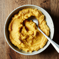 Carrot and swede purée