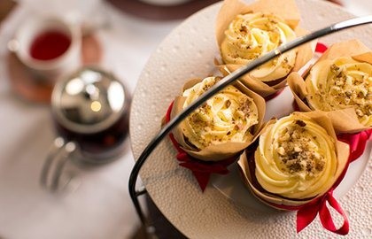Carrot, apple and walnut muffins