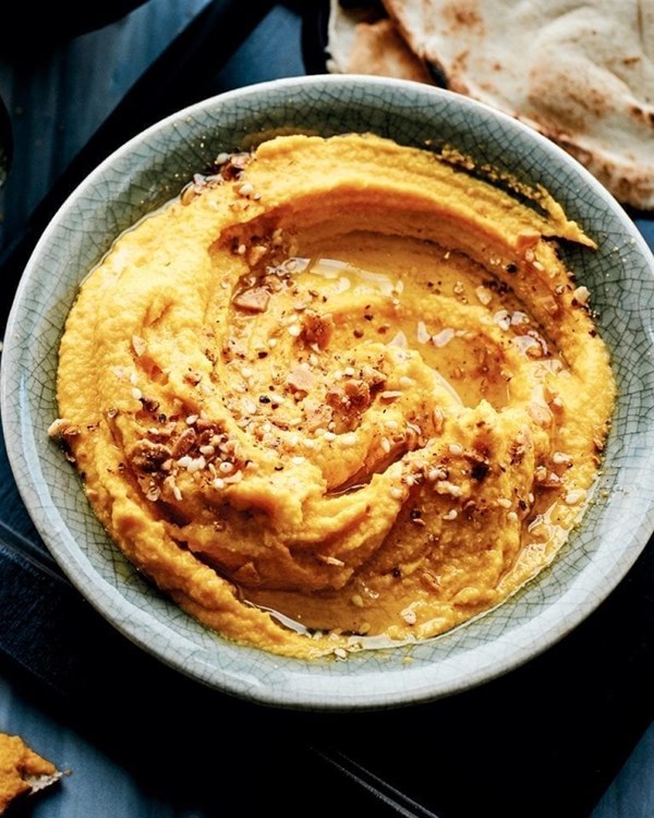 Carrot, butterbean & caraway dip