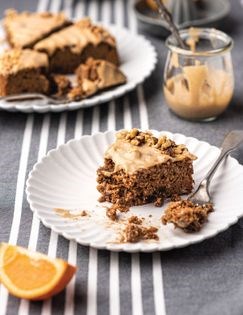 Carrot cake & citrus cream-cheese icing