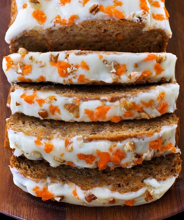 Carrot cake banana bread
