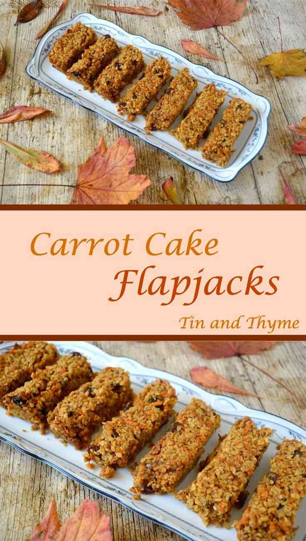 Carrot cake flapjacks