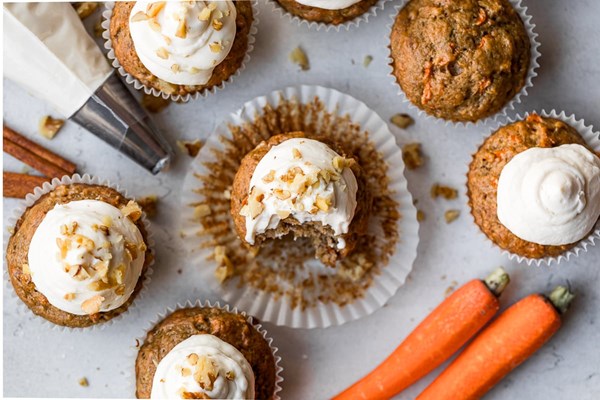 Carrot cake muffins