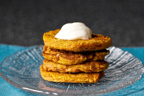 Carrot cake pancakes