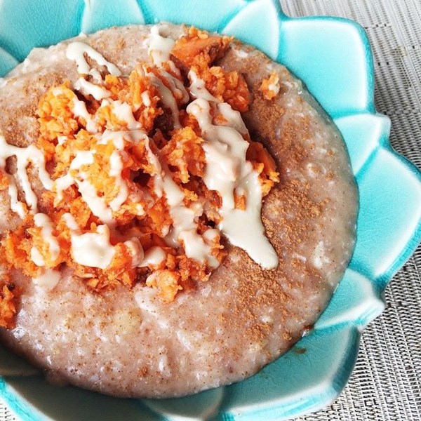 Carrot cake porridge