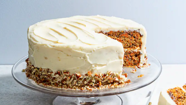 Carrot cake recipe with brown butter-cream cheese frosting 
