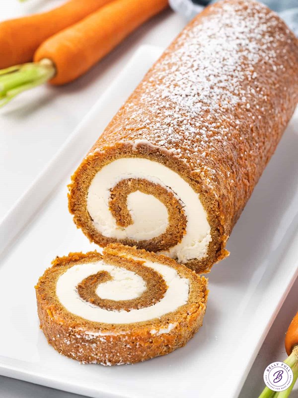 Carrot cake roll