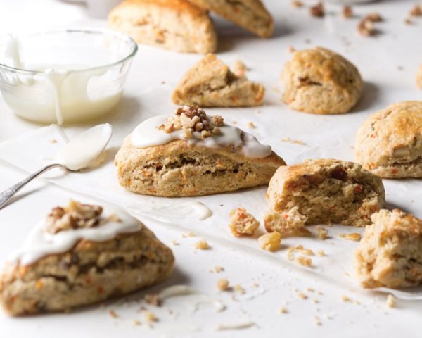 Carrot cake scones